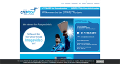 Desktop Screenshot of citipost-nordsee.de